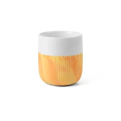 Royal Copenhagen Riflet Contrast|Kaffekopper*Riflet Contrast Marble krus, , 35 cl Fiery Yellow