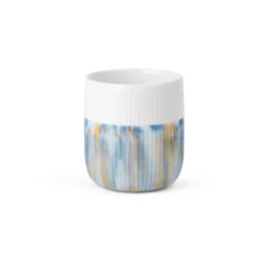 Royal Copenhagen Riflet Contrast|Kaffekopper*Riflet Contrast Marble krus, , 35 cl Ocean Mist