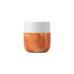 Royal Copenhagen Riflet Contrast|Kaffekopper*Riflet Contrast Marble krus, , 35 cl Warm Ochre