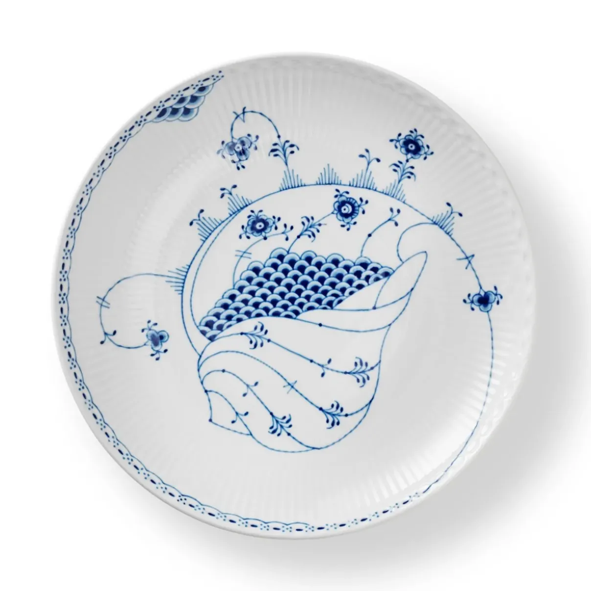 Royal Copenhagen Eksklusive Steldele|Royal Creatures*Royal Creatures lav skål, , 25 cm Konkylie