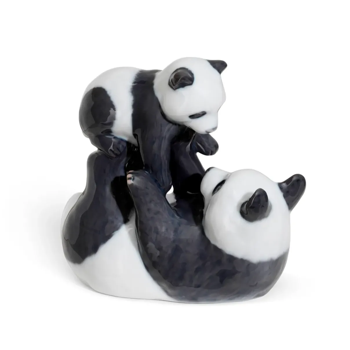 Royal Copenhagen Home Décor|Skulpturer Og Figurer*Årsfigur 2022, panda med unge, 10,5 cm