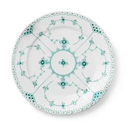 Royal Copenhagen Eksklusive Steldele|Smaragd Musselmalet Halvblonde*Smaragd Musselmalet Halvblonde tallerken, 27 cm