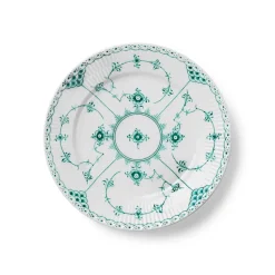 Royal Copenhagen Eksklusive Steldele|Smaragd Musselmalet Halvblonde*Smaragd Musselmalet Halvblonde tallerken, 19 cm