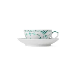 Royal Copenhagen Eksklusive Steldele|Smaragd Musselmalet Halvblonde*Smaragd Musselmalet Halvblonde tekop og underkop, 20 cl