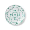 Royal Copenhagen Eksklusive Steldele|Smaragd Musselmalet Helblonde*Smaragd Musselmalet Helblonde tallerken, 19 cm