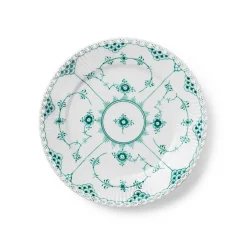 Royal Copenhagen Eksklusive Steldele|Smaragd Musselmalet Helblonde*Smaragd Musselmalet Helblonde tallerken, 19 cm