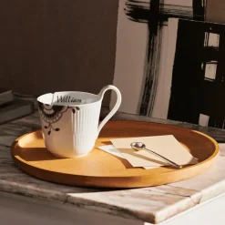 Royal Copenhagen Sort Mega Riflet|Kaffekopper*Sort Mega Riflet højhankskop, , 33 cl Bespoke