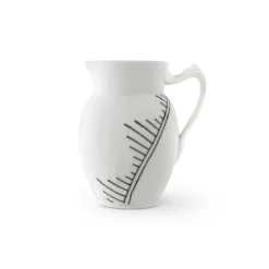 Royal Copenhagen Sort Mega Riflet|Kander*Sort Mega Riflet mælkekande, 38 cl