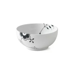 Royal Copenhagen Sort Mega Riflet|Salatskåle*Sort Mega Riflet skål, 110 cl