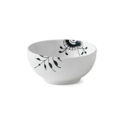 Royal Copenhagen Sort Mega Riflet|Salatskåle*Sort Mega Riflet skål, 110 cl