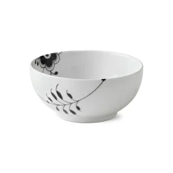 Royal Copenhagen Sort Mega Riflet|Salatskåle*Sort Mega Riflet skål, 110 cl