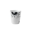 Royal Copenhagen Sort Mega Riflet|Kaffekopper*Sort Mega Riflet termokrus, 29 cl