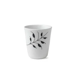 Royal Copenhagen Sort Mega Riflet|Kaffekopper*Sort Mega Riflet termokrus, 29 cl
