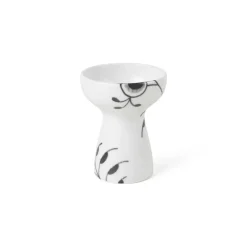 Royal Copenhagen Sort Mega Riflet|Home Décor*Sort Mega Riflet vase, 11 cm