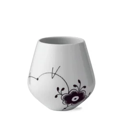 Royal Copenhagen Sort Mega Riflet|Home Décor*Sort Mega Riflet vase, 15 cm