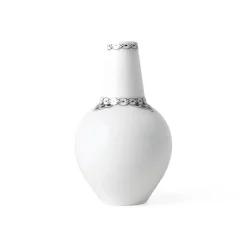 Royal Copenhagen Sort Riflet Blonde*vase, 15 cm Sort Riflet Blonde