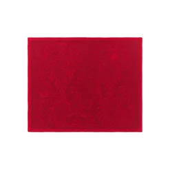 Royal Copenhagen Stjerne Riflet Jul|Julepynt*Stjerne Riflet Jul dækkeserviet, rød, 45 x 35 cm, 2 stk. Rød Stjerne Riflet Jul