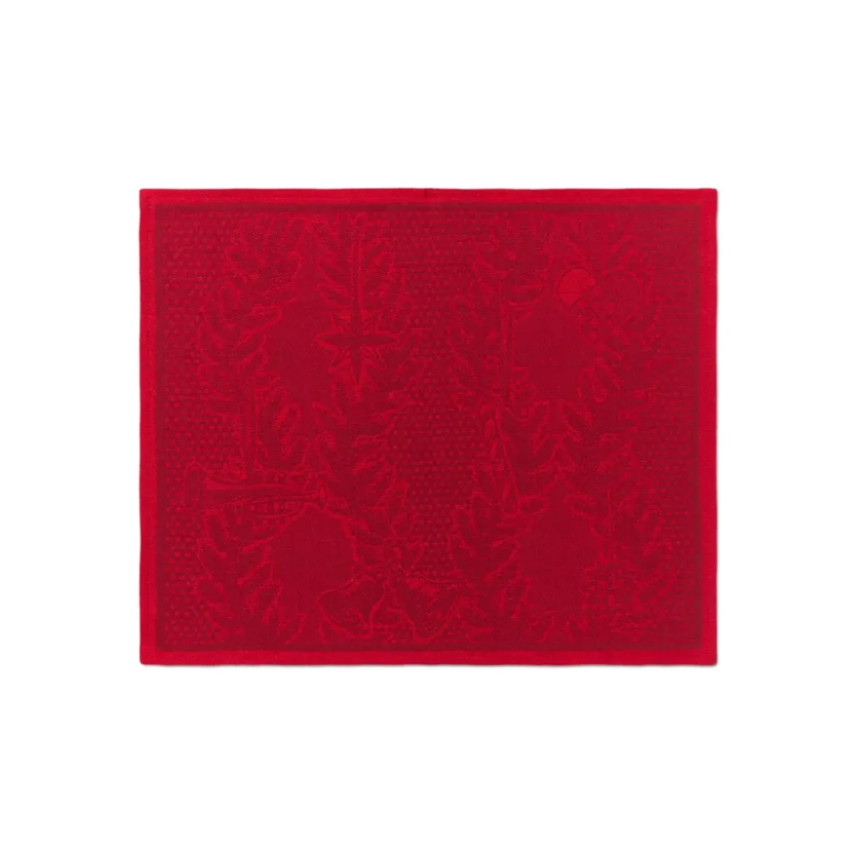 Royal Copenhagen Stjerne Riflet Jul|Julepynt*Stjerne Riflet Jul dækkeserviet, rød, 45 x 35 cm, 2 stk. Rød Stjerne Riflet Jul