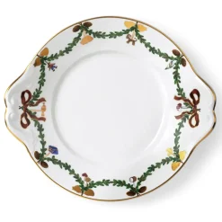 Royal Copenhagen Stjerne Riflet Jul|Fade*Stjerne Riflet Jul fad, 27 cm