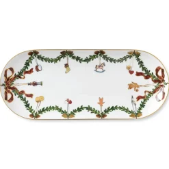 Royal Copenhagen Stjerne Riflet Jul|Fade*Stjerne Riflet Jul fad, 39 cm