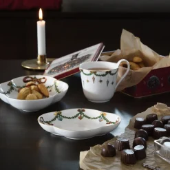 Royal Copenhagen Stjerne Riflet Jul|Kaffekopper*Stjerne Riflet Jul højhankskop, 33 cl
