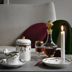 Royal Copenhagen Stjerne Riflet Jul|Lysestager*Stjerne Riflet Jul lysestage, 17,5 cm