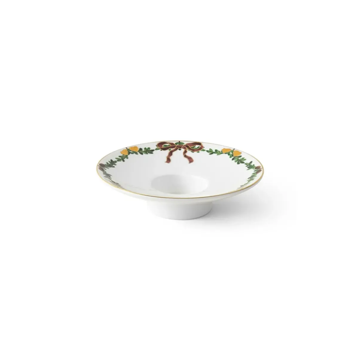 Royal Copenhagen Stjerne Riflet Jul|Lysestager*Stjerne Riflet Jul lysestage, 15,5 cm