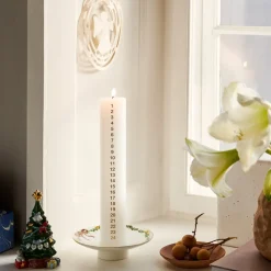 Royal Copenhagen Stjerne Riflet Jul|Lysestager*Stjerne Riflet Jul lysestage, 15,5 cm
