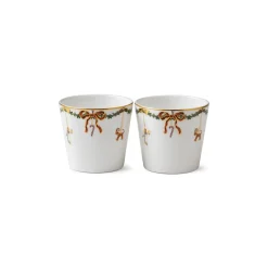 Royal Copenhagen Stjerne Riflet Jul|Snackskåle*Stjerne Riflet Jul multikop, 30 cl, 2 stk.