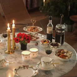 Royal Copenhagen Stjerne Riflet Jul|Snackskåle*Stjerne Riflet Jul multikop, 30 cl, 2 stk.