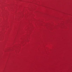 Royal Copenhagen Stjerne Riflet Jul|Julepynt*Stjerne Riflet Jul serviet, rød, 45 x 45 cm, 2 stk. Rød Star Fluted Christmas
