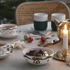 Royal Copenhagen Stjerne Riflet Jul|Snackskåle*Stjerne Riflet Jul skål, 50 cl