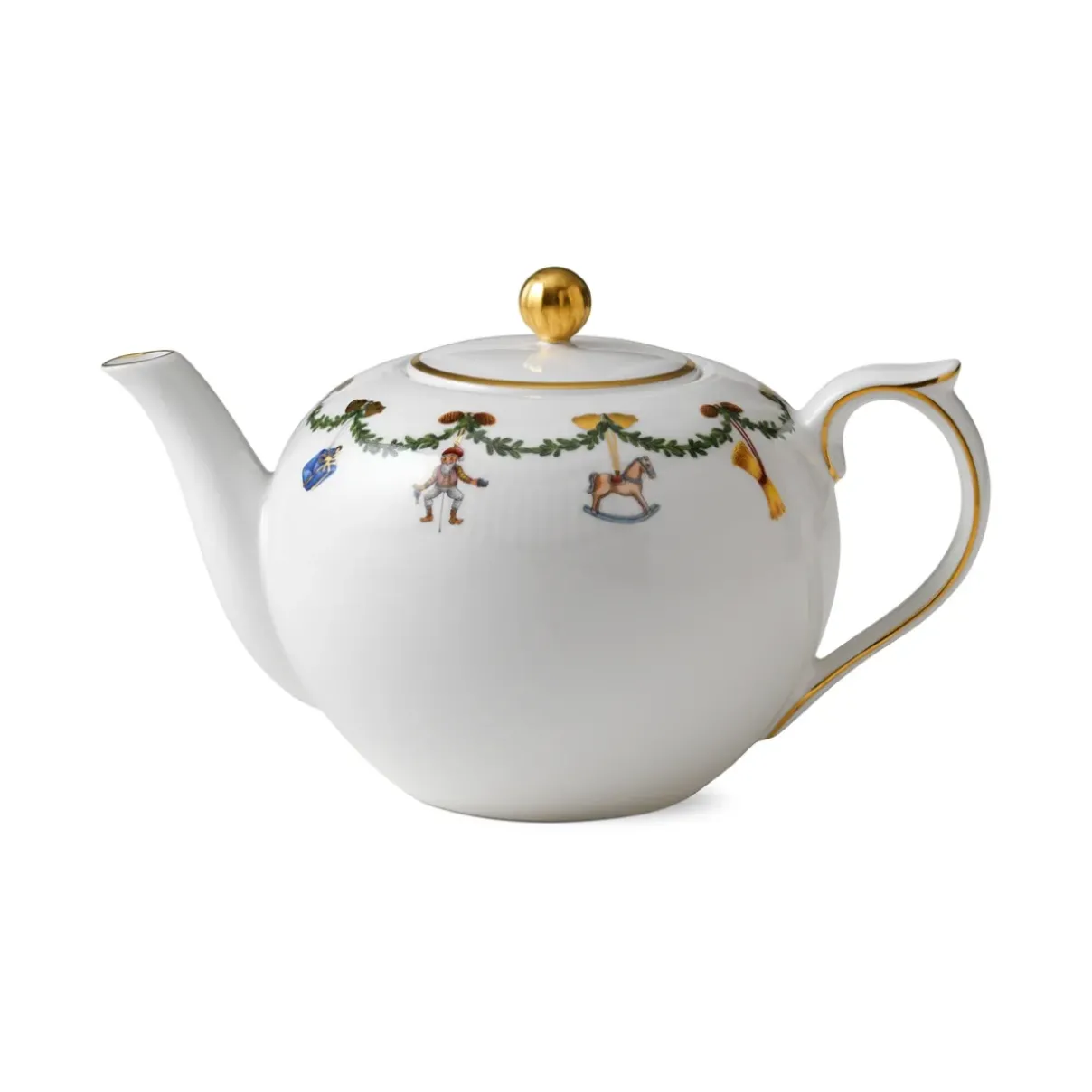 Royal Copenhagen Stjerne Riflet Jul|Kander*Stjerne Riflet Jul tekande, 140 cl