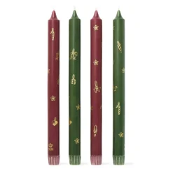 Royal Copenhagen Stjerne Riflet Jul|Julepynt*Stjerner Riflet Jul lys, 28 cm, 4 stk.