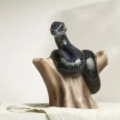 Royal Copenhagen Blå Samlerartikler|Blå Samlerartikler*Stjernetegnsfigur 2025, slange, 9,5 cm