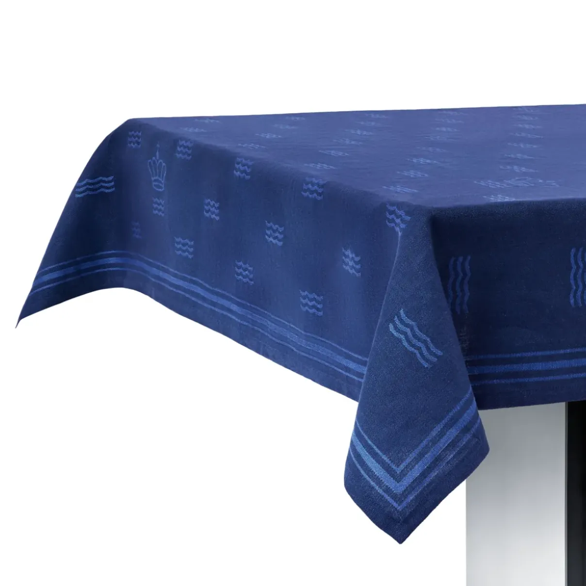 Royal Copenhagen Waves|Duge*Waves dug, blå, 320 x 145 cm