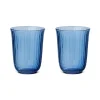 Royal Copenhagen Waves|Glas*Waves highballglas, blå, 33 cl, 2 stk.