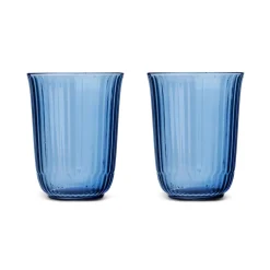 Royal Copenhagen Waves|Glas*Waves highballglas, blå, 33 cl, 2 stk.