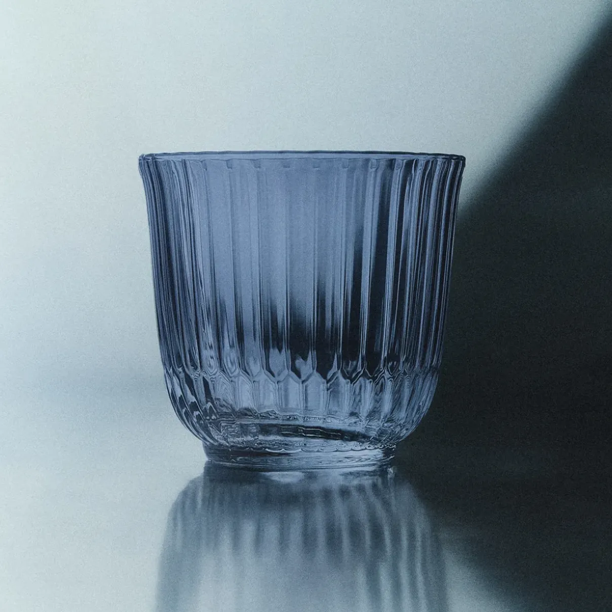 Royal Copenhagen Waves|Glas*Waves vandglas, blå, 20 cl, 2 stk.